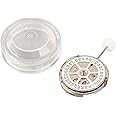 Cryfokt 2813 Watch Movement, High Accuracy Parts Automatic Watch Movement Stainless Steel Automatic Movement, Calendar Display for Watch Replacement Watchmakers