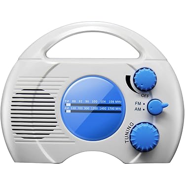 Radio Da Doccia Curtis AM/FM RS28 – Colore Blu – New Old Stock