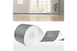 DIKARIYA Rodapies Autoadhesivo, 6M Rodapie PVC Rodapie Adhesivo Rodapié Flexible y Blanda, Zócalo Autoadhesivo Cocina, Embellecedor Encimera Cocina, 50 x 20mm Rodapie Apto Para Cocina y Baño