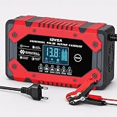 Enshall 12V 6A Akıllı Hızlı Ak&uuml; Şarj Cihazı - LiFePO4, Jel, AGM ve Kurşun Asit Ak&uuml; Şarj&ouml;r ve Onarım Cihazı (Araba, Kamyon, Mo