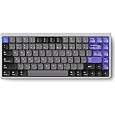 nuphy Air75 HE Hızlı Tetik Kablolu &Ouml;zel Manyetik Oyun Klavyesi, RGB HotSwap, 84 Tuşlu%75 D&uuml;zen Ayarlanabilir &Ccedil;alıştırma Espor