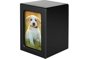 CUODIA Newdream - Caja de madera para mascotas, urna conmemorativa para mascotas, recuerdo de perro, caja de recuerdos para mascotas, caja de gato, caja de perro, caja de recuerdos para gatos o perros, marco