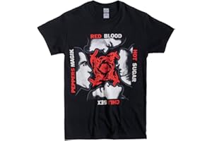 Rock Off Red Hot Chili Peppers Blood Sugar Sex Magik Black T Shirt