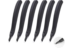 EARLY BUY 6 PCS Professional Magnetic Staple Remover Puller Rubberized Staples Remover Staple Removal Tool for School Office Home (Black)
