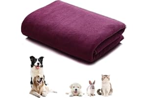 CATTLEYAHQ 160 * 60cm Toalla para Perro de 1 Pieza, Toallas de Secado rápido de Microfibra Suave y Absorbente, Toallas Grandes de Secado para Perros, Gatos y Mascotas