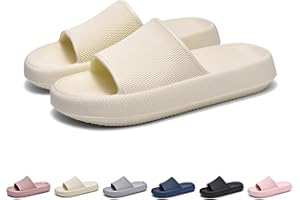 GemChve Hausschuhe Herren,Badelatschen Herren,Sandalen Damen, Weich Rutschfest Sandalen Damen Sommer Pantoletten Geeignet Familie Garten Schwimmbad Strand