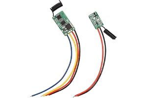RF-fjärrkontrollbrytarsats, Inklusive DC6V Till 36V-mottagare och DC5V Till 24V-sändare Mini RF-omkopplare Kontaktlöst Litet PCB-kort 433MHz för Vägggolvdörrar