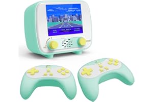 GOLDEN SECURITY Mini Arcade Machine, (216 Jeux Classiques à Un Joueur, 84 Jeux Classiques à Deux Joueurs) Jeux d'arcade rétro, écran Couleur 2,8", Console de Jeux Retro, Console de Jeux borne d'arcade Game