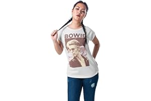 Mister Tee Women's Ladies David Bowie Tee T-Shirt