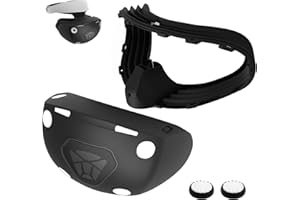 Aceshop VR Face Cover Silikonhülle Kompatibel mit Playstation VR2 / PSVR2 4-in-1 VR Headset Abdeckung Schweißfest VR-Silikon-Gesichtsabdeckung Waschbar VR Shell Abdeckung VR-Zubehör für PS VR2