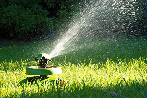 Profi-Flächenregner Rasensprenger Rotation von 0 bis 360 ° Kreisregner Viereckregner - 4