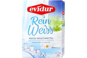 ‎DALLI Evidur Gardinen Reinweiss 600 g – Spezial Waschmittel für Gardinen & Feinwäsche | Schonende Reinigung, Strahlend Weiß & Hygienisch