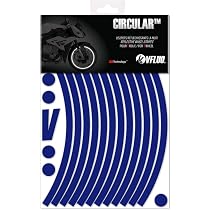 VFLUO - Motorcycle Reflective Wheel Stripes kit, 1 Wheel
