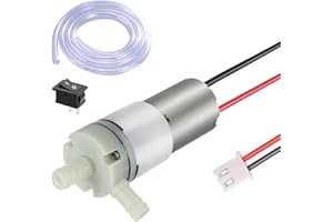 RUNCCI-YUN Aquarium wasserpumpe mini,6V-12V Micro Motorpumpe, Wasserkühlpumpe selbstansaugend 370 DC 12 V Mini Wasser Saugpumpe,Membranpumpe Geräuscharm,für Tee Maschine Aquarium Wasserspender