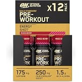 Optimum Nutrition Gold Standard Pre Workout Shot Mixed Berry 12x60ml
