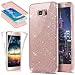 Produktbild HMTECH Galaxy Note 9 Hülle Glitzer Bling Full-Body 360 Coverage Protective Front + Back Rundum Double Beidseitiger Durchsichtig Silikon TPU Schutzhülle für Galaxy Note 9,Glitter Full TPU:Rose Gold