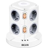 TESSAN Ladron Enchufes USB, 4 en 1 Enchufe Multiple con Doble ...