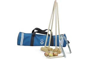 Vilac- Croquet, 4084B, 4 Unité (Lot de 1), Bleu