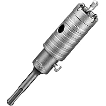 Boorkroon 55 mm SDS-Plus set, M22 schroefdraad SDS-plus adapter 120 mm en centreerboor 8 x 110 mm, wandgatenzaag voor metselwerk, natuursteen, zandsteen, kunststeen, beton, marmer (55 mm Boorkroon 55 mm SDS-Plus set, M22 schroefdraad SDS-plus adapter 120 mm en centreerboor 8 x 110 mm, wandgatenzaag voor metselwerk, natuursteen, zandsteen, kunststeen, beton, marmer (55 mm