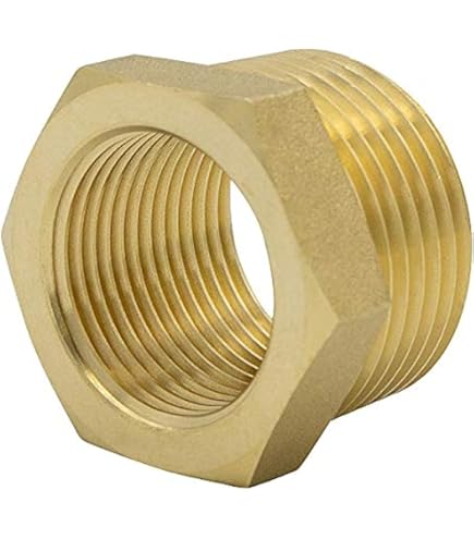 Storz Kupplung Adapter C-52 - 1 Zoll Außengewinde Auf Klick-System, Aluminium/Messing