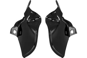 HCmotorku Scudi da sella per moto Deflettori di calore Deflettore d'aria adatto per Harley Softail Street Bob Breakout Fat Boy Low Rider Slim 2018-2023 Nero