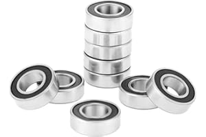 Tyenaza 688-2RS Bearings,10Pcs 8x16x5mm Rubber Sealed Deep Groove Ball Bearing For Agricultural Machinery, Elevators, Robotics, Industrial Equipment, Rolling Mills