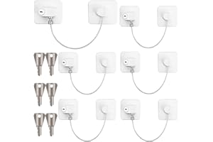 HURRY UP [𝟲𝗣𝗖𝗦] 𝗦𝗲𝗰𝘂𝗿𝗶𝘁𝗲 𝗙𝗲𝗻𝗲𝘁𝗿𝗲 𝗘𝗻𝗳𝗮𝗻𝘁, Securite Fenetre, Securite Porte Enfant avec 6 Clés, sécurité fenêtre enfant avec Adhésif Puissant pour Fenêtres Blocs Bloque Porte Frigo