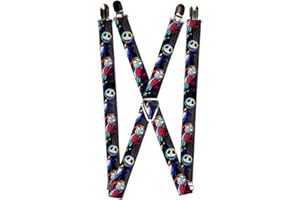 BUCKLE-DOWN Buckle Down Unisex's Suspenders-Nightmare Before Christmas Jack & Sally Pose El