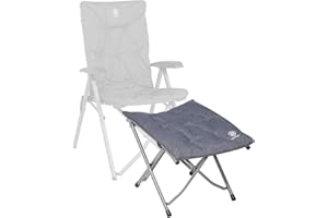 EVER ADVANCED Reposapiés Plegable ergonómico para Sala de Estar, reposapiés Plegable de jardín, reposapiés Ligero con Bolsa de Transporte para Dormitorio, jardín, Patio, al Aire Libre, Oficina, Color
