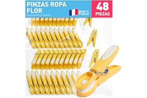 Pinza Flor (48 Piezas, Illuminating-Blanco) de culiclean