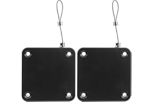 BICAQUU Chiudiporta automatico da 2 pezzi, con chiudiporta per ufficio in fune d'acciaio P12, sensore di chiusura porta senza perforazione, ufficio per la casa