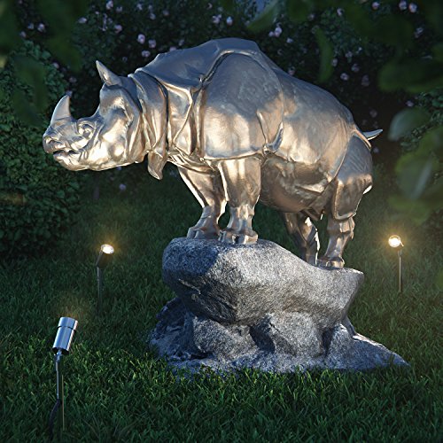 parlat LED Gartenstrahler Spico mit Erdspieß für außen IP44 68lm warm-weiß 3er Set - 6