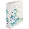 Herlitz 50033393 maX.File Folder, A4, 8 cm, Motif: GREENline Wave, 1 Piece