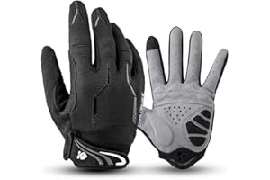 I Kua Fly Guanti Ciclismo in Gel Antiscivolo e Antiurto Guanti MTB con Touchscreen Guanti da Ciclismo Moto per Donna e Uomo