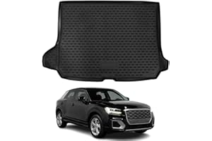 ‎OMAC Kofferraummatte Kofferraumwanne für Audi Q2 2017-2025 Gummi TPE Schwarz