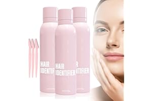 WANWEN Hair Identifier Spray for Face Shaving, Face Hair Identifier Spray, Skin Dermaplaning Spray for Face, Hair Identifier Spray For Dermaplaning, Nature Skin Body Face Spray for All Skin (3pcs)