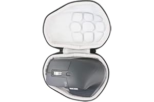 Khanka Dur Cas étui de Voyage Housse Porter pour Logitech MX Master 3S/Master 3/Master 2S Souris sans Fil Avancée