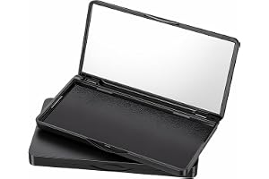 2 stycken tomma magnetiska paletter med spegel makeup ögonskugga för rouge/puder ögonskugga läppstift blush