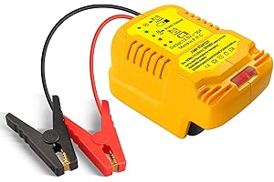 YNDZ Car Jump-Starters Adapter for Dewalt 20v with Batteries Jumper Cables,11 Gauge Car Battery Jump-Starter, Heavy Duty Automotive Booster Cables for Jump Starting Dead or Weak Batteries