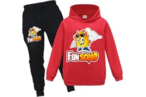 OAIXIUR Fun Merch Hoodie and Joggers Set Kids Fashion Pullover Tracksuit…