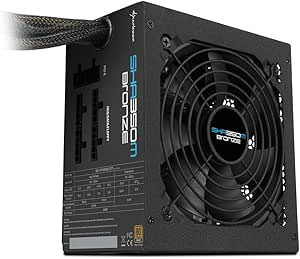 Sharkoon SHA450M 450W modular PSU (80 PLUS Bronze, ATX 12 V v.2.3, Separate 12 V rails)