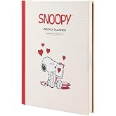 Grupo Erik Snoopy Week to View A5 Undated Agenda - Snoopy Gifts | Academic Diary 2026 2027 Week View A5 Perpetual Pocket A6 U