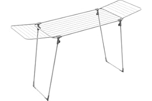 Rörets Suszarka na pranie Neo ze skrzydełkami, które nie wypadają w pozycji złożonej – dł. 175 x szer. 52 x wys. 95 cm – wzornictwo i jakość najsilniejszej szwedzkiej marki suszarek