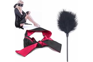 tangguangwen Plume Sportive délicate avec Fouet pour Porter Le Cache-?il sur Le Ruban