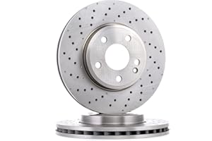 2x RIDEX Disco de freno Delantero Ø295mm Altura: 51,2mm Espesor: 28mm Corona de Agujeros - Ø: 112mm perforado/ventil. int. 82B0750 compatible con MERCEDES-BENZ Clase A W176 Clase B W246, W242 GLA X156