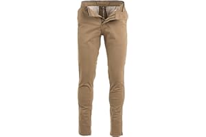 Instinct Pantaloni Chino Uomo Taglie Forti | Cotone Elasticizzato | vestibilità Comoda | Ideali per Ufficio, Tempo Libero e Cerimonie | Pantaloni Autunno Inverno da Uomo Eleganti | Taglie 46-60
