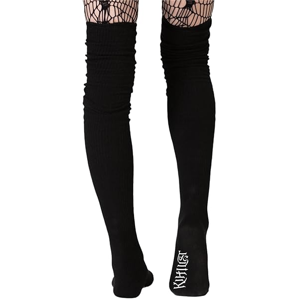 Killstar Collants Empyrean Noir Skinny Taille Haute Taille Basse