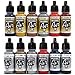 Produktbild Airbrush Farben 12 x 17 ml Vallejo Model Air Bunt Metallic Farben-Set Airbrushfarben