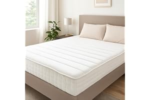 ‎DREAMSTAR DREAMSTAR Topper 140x200cm mit Schaumkern | atmungsaktiver Matratzentopper mit 4 Eckgummis | Bequeme Matratzenauflage für Boxspringbetten, Schlafsofas, Wohnwagen, Camping | Öko-Tex Zertifiziert