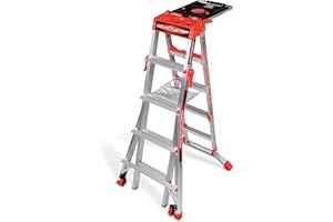Little Giant SelectStep Escabelle télescopique 5-8 marches avec système de sécurité AirDeck Hauteur max. plate-forme 1,60 m